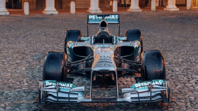 Hamilton 2013 F1 race car